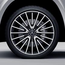 AMG 22 inch velgenset GLS X166 hoogglansgedraaid zwart – O r | A16640133007X23-Satz