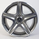 AMG 19 inch velgenset Mercedes--Benz GLA X156 5-spaaks-velg himalaya grijs