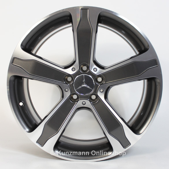 19 inch velgenset GLA X156 tremolit grijs Origineel Mercedes-Benz