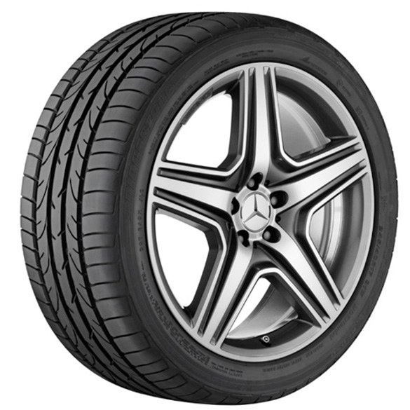 AMG 20 inch velgenset | M-Klasse W166 | 5-spaaks velgen | t  | A16640122027X21-B