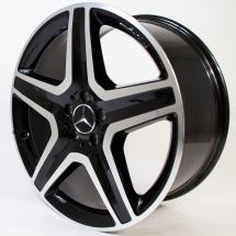 AMG 20 inch velgenset M-Klasse / GLE W166 5-spaaks orig. MB | A16640120027X23-B