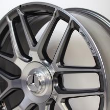 AMG 20 inch gesmeden velgenset S-Klasse W222 kruisspaakgrijs | A2224014200/4300-7X21-W222
