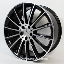 AMG 20 inch velgenset | S-Klasse W222 | veelspaaks | Night-p | A2224010400/0500 7X23