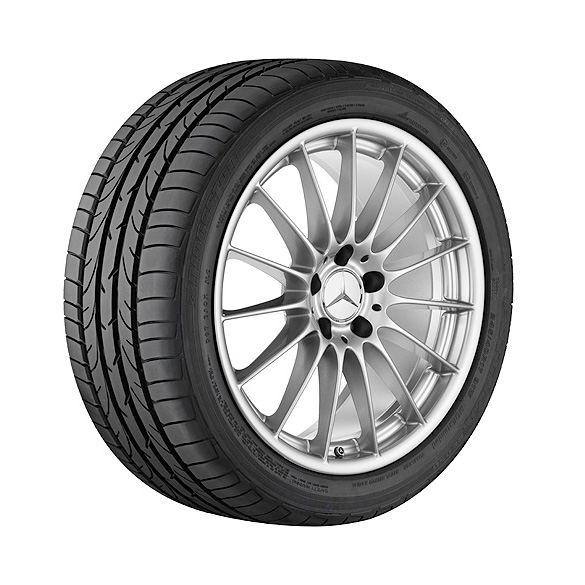 18 inch velgenset 15-spaaks vanadiumzilver SL R231 Origineel Mercedes-Benz