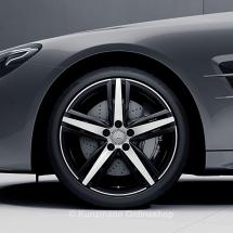19 inch velgenset 5-spaaks zwart SL R231 Origineel Mercedes- | A23140126007X23/27007X23-Satz