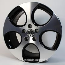 Volkswagen 17 inch Detroit 5-spaaks ontwerp velgenset | Polo | Polo-6R-Detroit-17-poliert