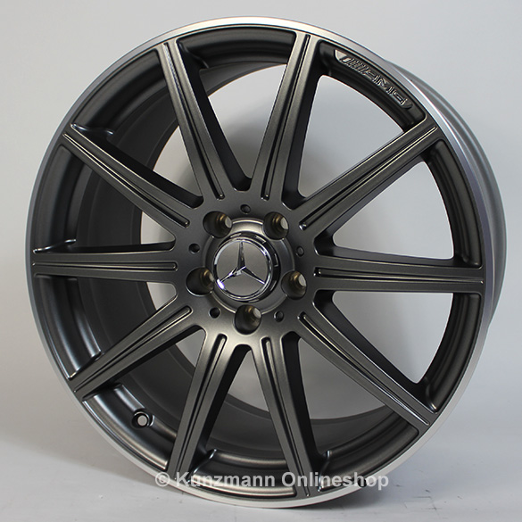 CLS 63 AMG 19 inch velgenset 10-spaaks-design aluminiumvelgen Mercedes-Benz CLS W218 grijs mat