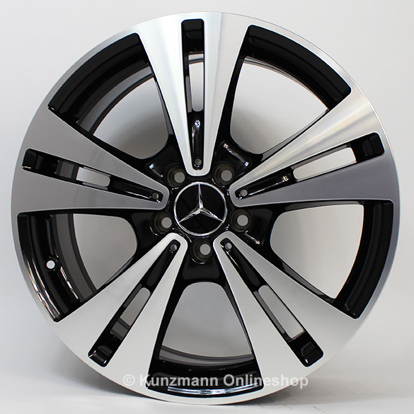 19 inch velgenset 5-dubbele spaak velg C-Klasse W205 Origineel Mercedes-Benz