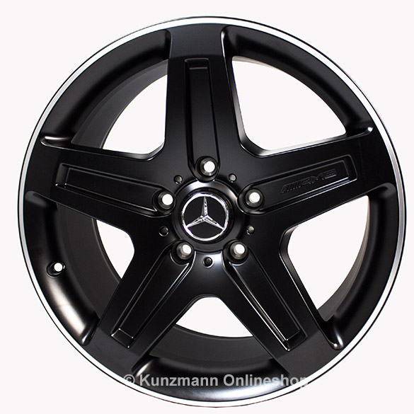 AMG 19 inch velgenset G-Klasse W463 5-spaaks Original Mercedes-Benz zwart