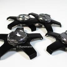 AMG Naafdoppen | Afdekking | Origineel Mercedes-Benz | AMG-Stern-Nabendeckel