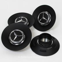 AMG Naafdoppen | Afdekking gesmede velg | Mercedes-Benz S-KL | S63-217-black-Nabendeckel