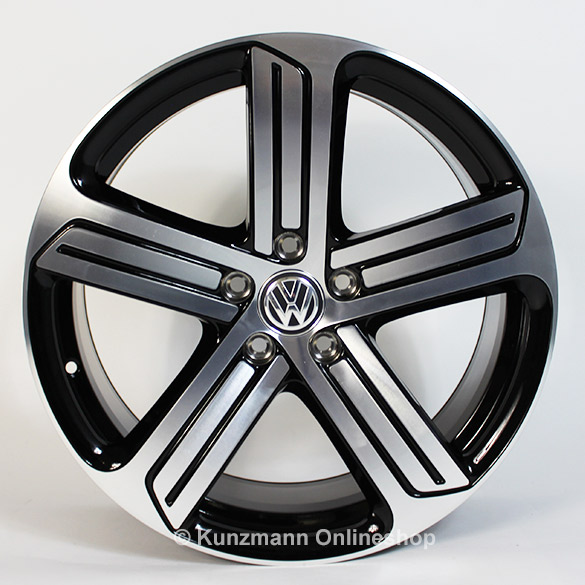 19 inch velgenset Cadiz 5-spaaks VW Golf 7 VII R Origineel Volkswagen