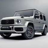 Bandes décoratives Edition 55 Classe G W463A blanc opale, lot de 2 pièces, Original Mercedes-AMG