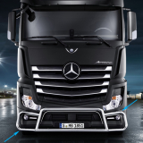 Barra frontal de acero inoxidable paragolpes Actros original Mercedes-Benz