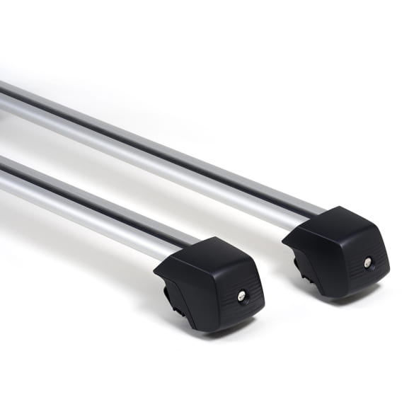 Base carrier roof bars VW Caddy 5 V SB silver black Genuine Volkswagen 