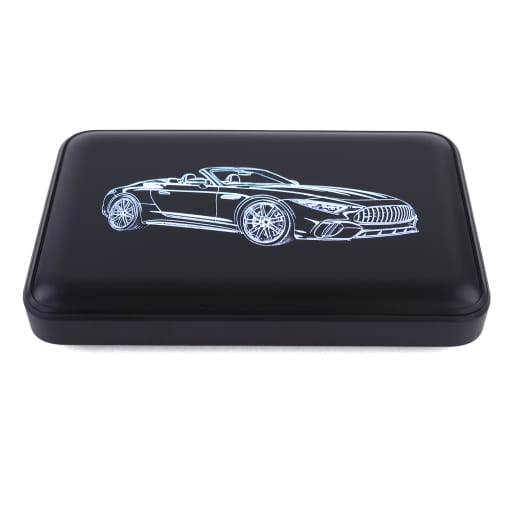 Batterie externe AMG GT C192 éclairée, recharge sans fil magnétique, 10000 mAh | GM-Powerbank-R232