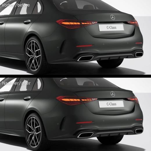 Becquet arrière AMG Classe C W206 Berline original Mercedes-Benz | A2067900900-K