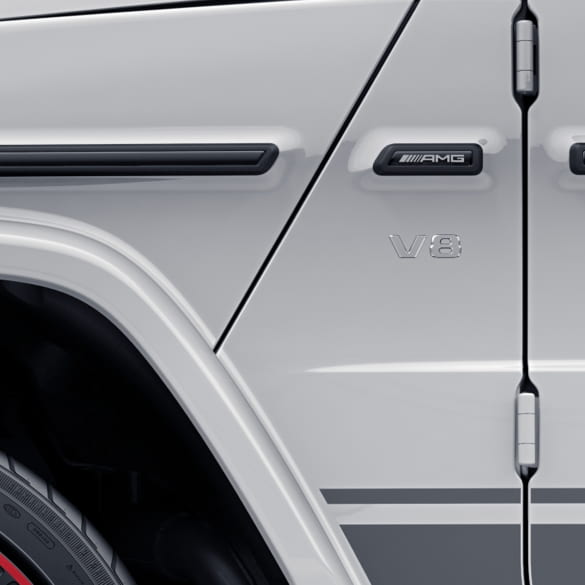 Beschermlijsten afwerklijsten zwart G-Klasse W463A | Zierleisten-schwarz-463A