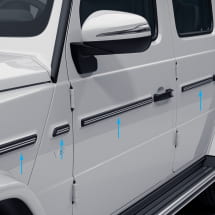 Beschermlijsten afwerklijsten zwart met streepdesign | Zierleisten-schwarz-Streifen-463A