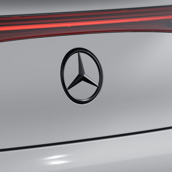 Black Mercedes star tailgate EQE V295 Mercedes-Benz | EQE-V295-Stern-Heck
