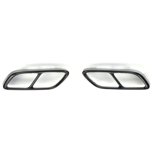 Embellecedores de escape Black Style VW Golf 8 VIII Original Volkswagen | Golf8-Auspuff-Zierblende