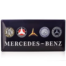 Blechschild Vintage Evolution 50x25cm Original Mercedes-Benz | B66058068