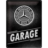 Blechschild Vintage Garage 30x40cm Original Mercedes-Benz