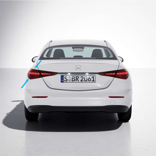 Feu arrière LED numérique arrière gauche extérieur Classe C W206 | A2069069900