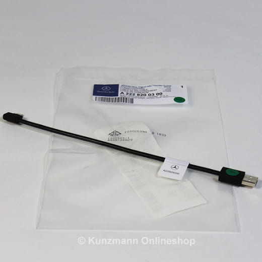 Media Interface | Cable de carga Apple-Lightning | iPhone 5/S | Original Mercedes-Benz | A2228200300
