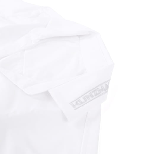 Camicia a maniche corte bianca Kunzmann | KNZBluseKurzarm
