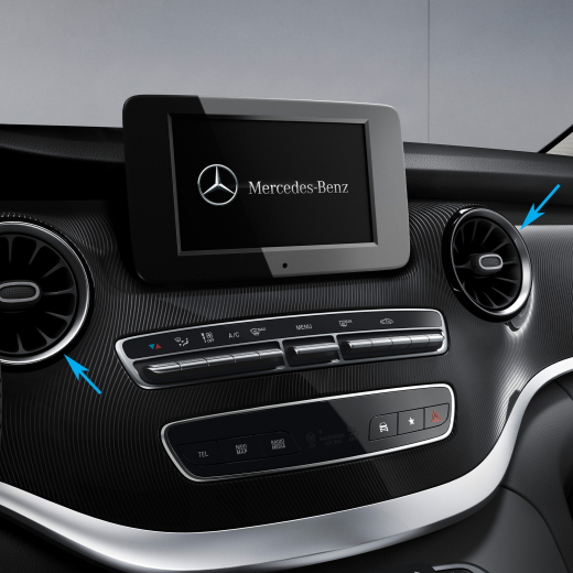 Bocchette aria aspetto turbina V-Klasse 447 Original Mercedes-Benz | 447-facelift-vents