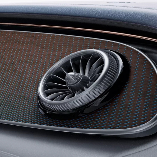 Bocchette di ventilazione effetto turbina EQS SUV X296 Original Mercedes-Benz | Luftduesen-schwarz-296