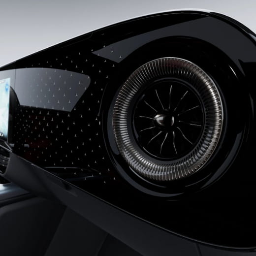 Bocchette di ventilazione nere CLA C178 Original Mercedes-Benz | Luftduesen-schwarz-C178