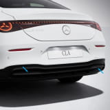 Body trim rear bumper CLA C174 Night package Genuine Mercedes-Benz