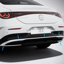 Body trims rear bumper CLA C178 Chrome Genuine Mercedes-Benz | A1748854102/4202/3702/7602-C178