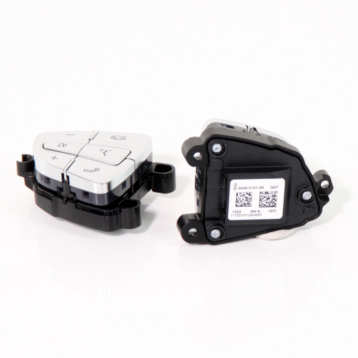 Botones cromados del volante Silver Shadow Original Mercedes-Benz | 222905-chrom