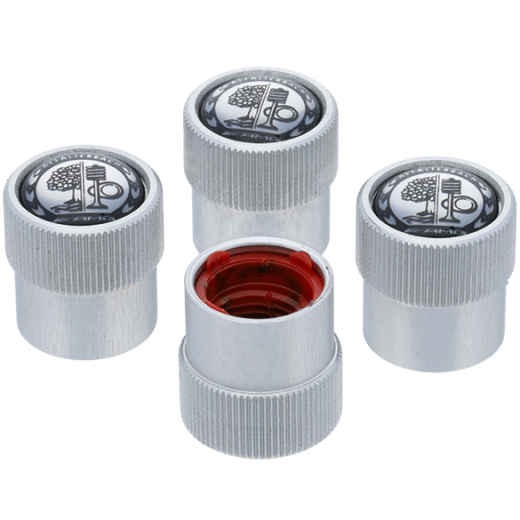 Capuchons de valve AMG d’origine satin argent set 4 pièces | B66472005