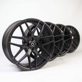 Brabus 16/17 inch rim set genuine smart 453 Monoblock IX anthracite matte