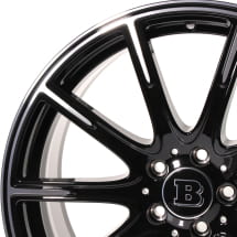 BRABUS 19 inch rim set Monoblock Z E-Class S214 black  | Z12-859-25-S214