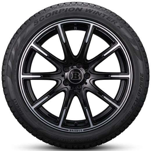 BRABUS ruedas de invierno 22 pulgadas GLE SUV AMG V167 Monoblock Z | Z12-002-45/25-W-Pirelli-V