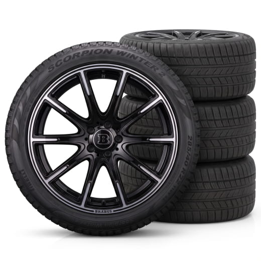 BRABUS ruedas de invierno 22 pulgadas GLE SUV AMG V167 Monoblock Z | Z12-002-45/25-W-Pirelli-V