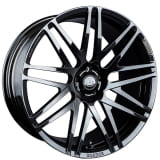 BRABUS 23-inch rims GLE Coupe C167 Monoblock F Black Platinum