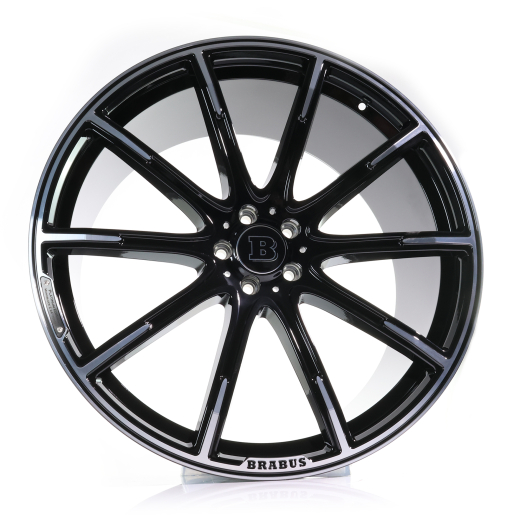 BRABUS 24 inch velgen set Monoblock Z Platinum Edition zwart | Monoblock-Z-24-Zoll-W463A