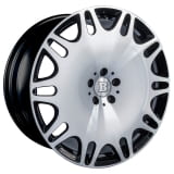 Juego de llantas BRABUS 24 pulgadas Monoblock M negro totalmente pulido G-Klasse W463A