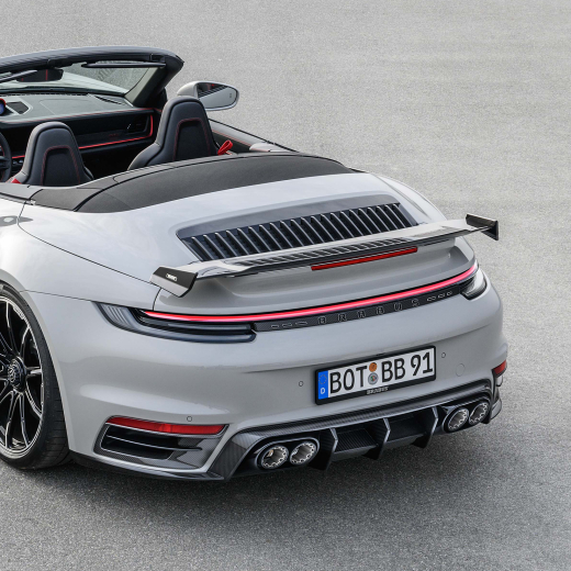 BRABUS alettone posteriore Porsche 911 Turbo S carbonio lucido | 902-460-00