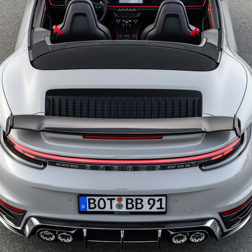 BRABUS alettone posteriore Porsche 911 Turbo S carbonio lucido | 902-460-00