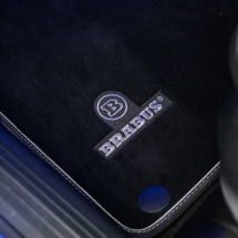 BRABUS automatten velours zwart 4-delige set | 177-871-00N-B