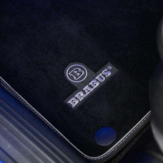 BRABUS automatten veloursautomatten zwart 4-delige set | 177-871-00N