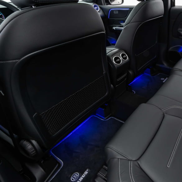 BRABUS automatten veloursautomatten zwart 4-delige set | 177-871-00N