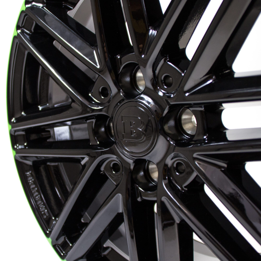 Cache moyeu Brabus noir smart 453 accessoire smart d'origine | A45340007009696-B